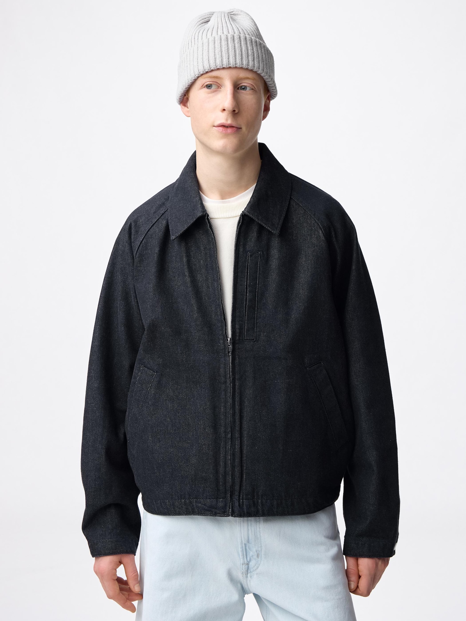 Unisex Cotton Zip Up Jacket | GU US