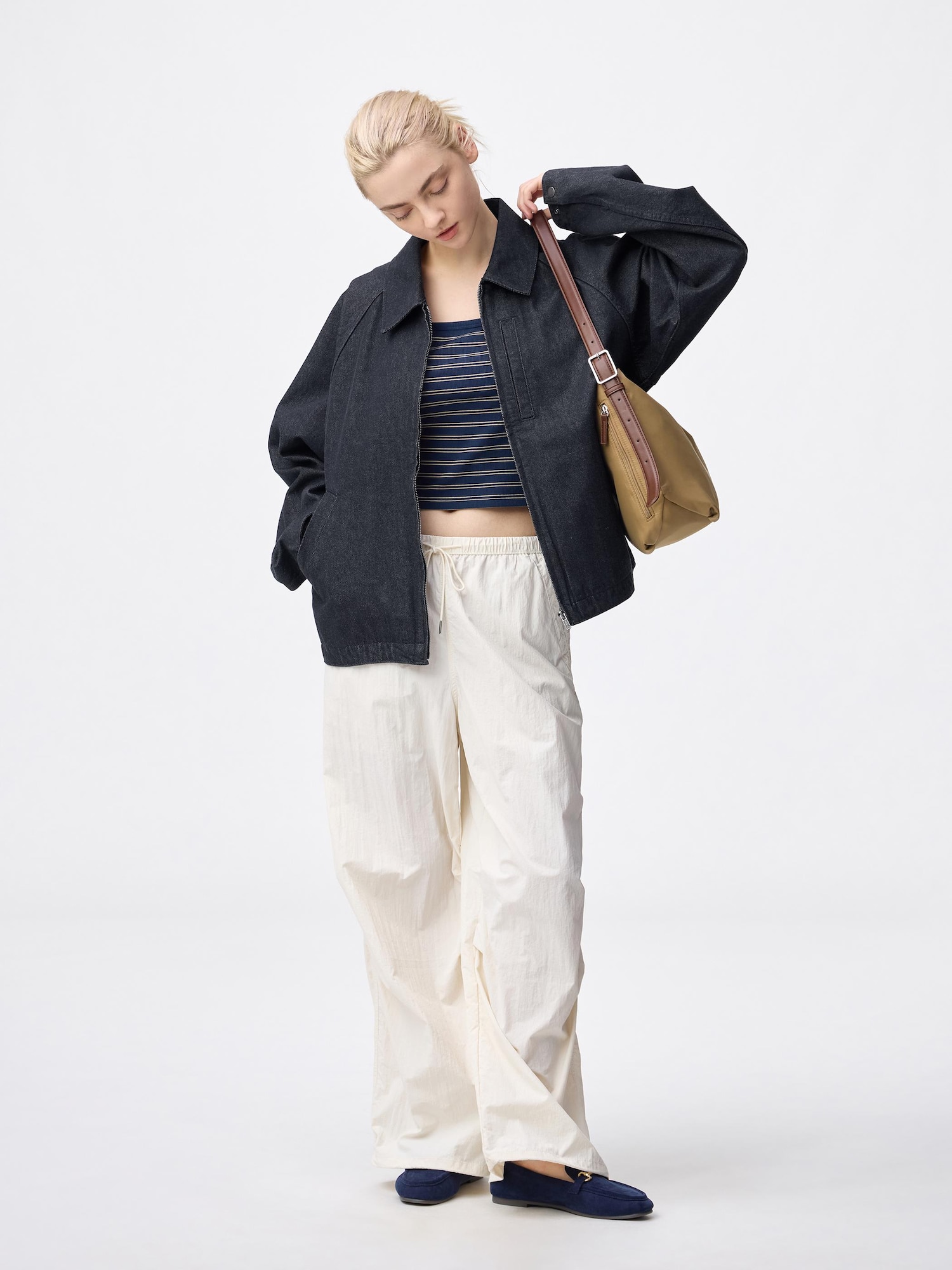 Cotton Zip Up Jacket | GU US