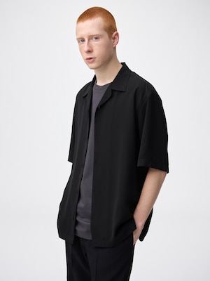 Dry Open Collar Shirt | HalfSlv