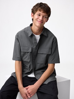 Nylon Pocket Shirt | HalfSlv