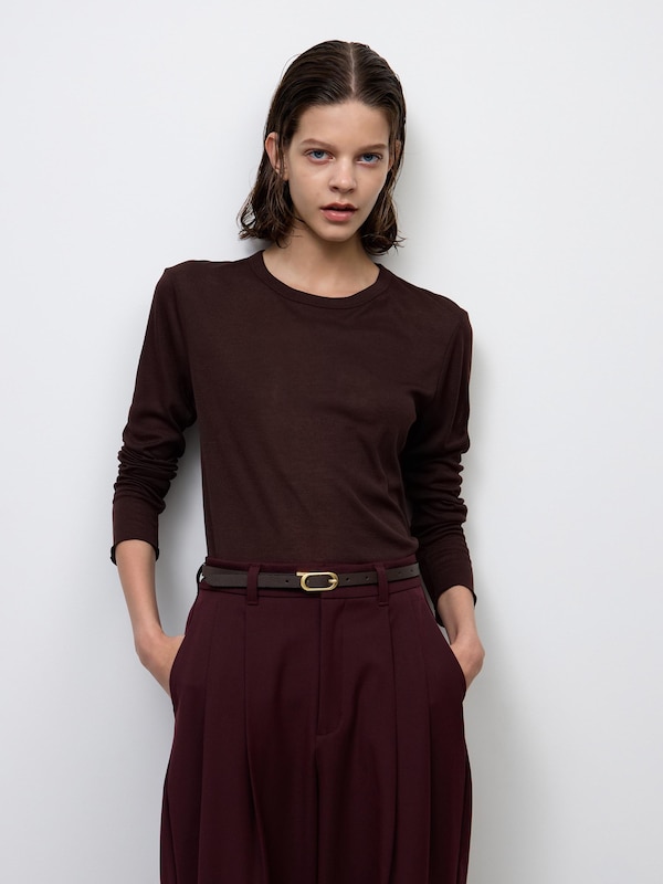 Oval Buckle Reversible Belt | MN
