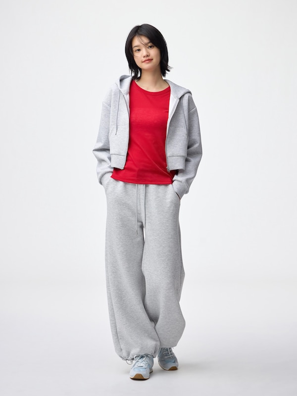 Double Face Sweat Baggy Pants