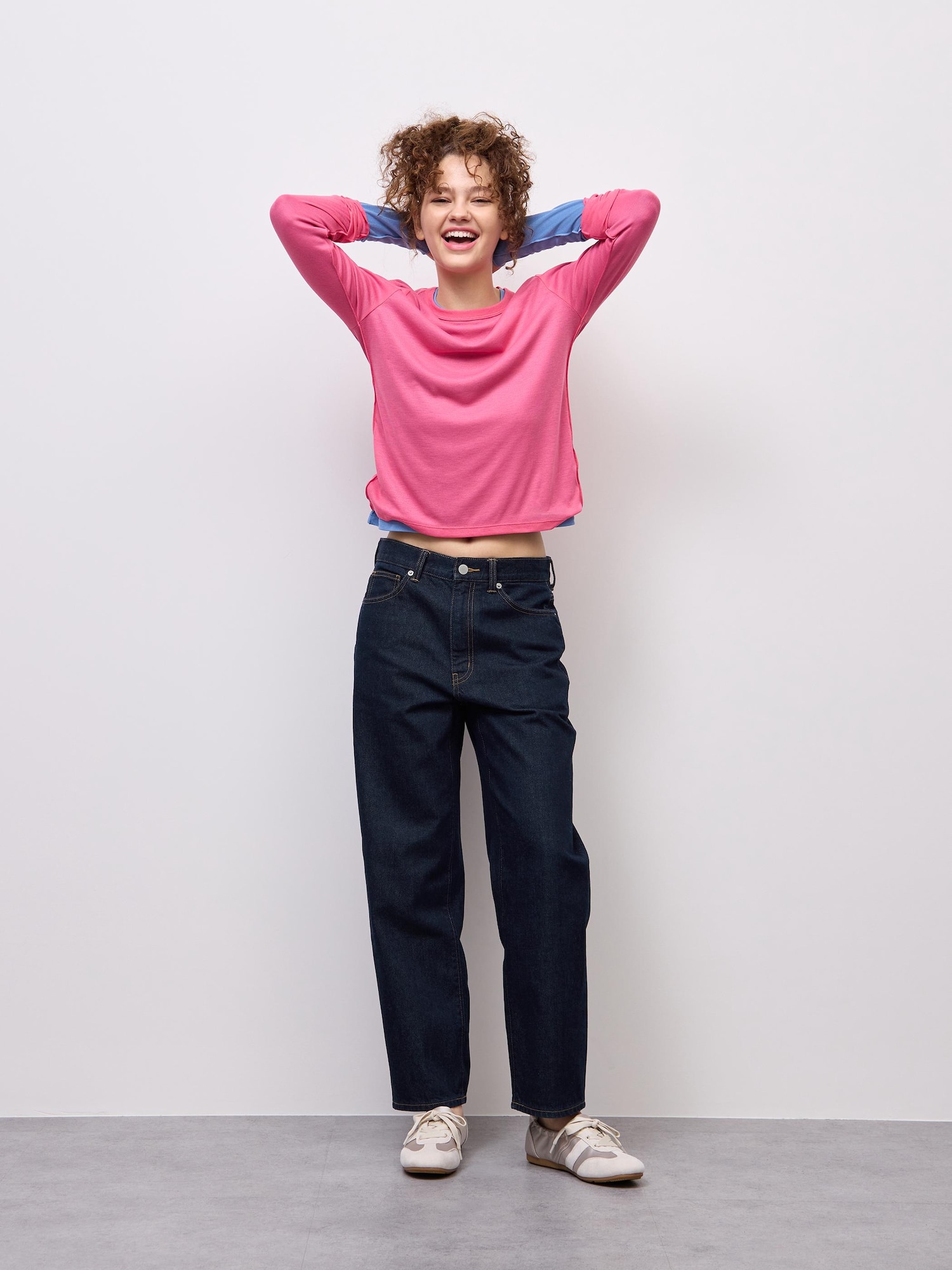 SOPH ×gu Women's Straight Ankle Jeans | GU US