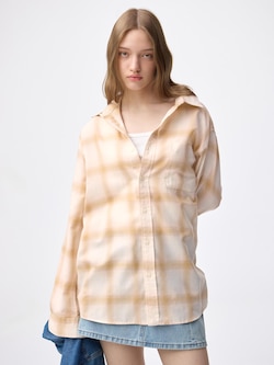 Ombre Checked Shirt