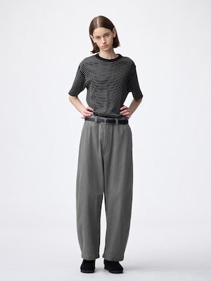 Light Denim Barrel Relaxed Pants