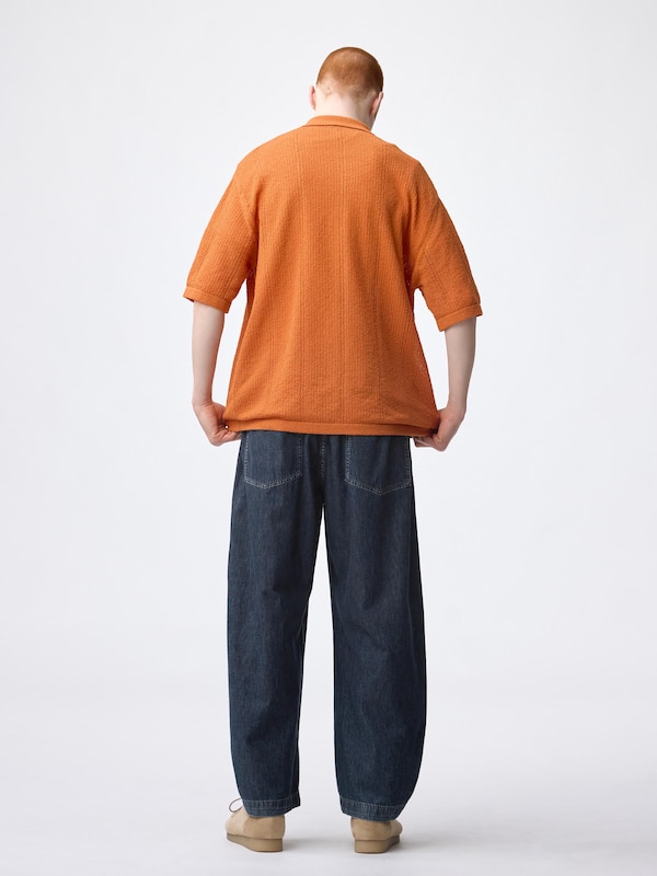 Light Denim Barrel Relaxed Pants