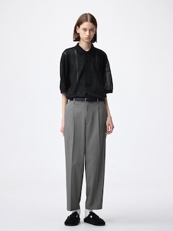 Dry Pleated Ankle Pants