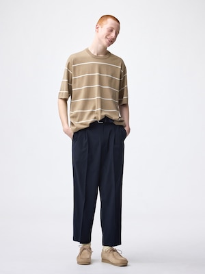 Dry Pleated Ankle Pants