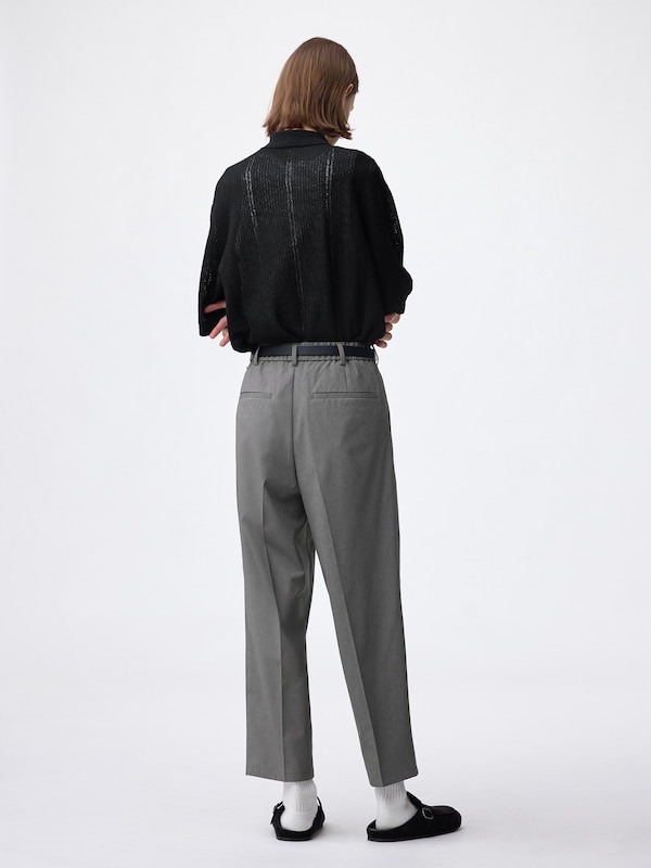 Dry Pleated Ankle Pants