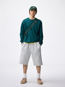 Double Face Sweat Baggy Shorts