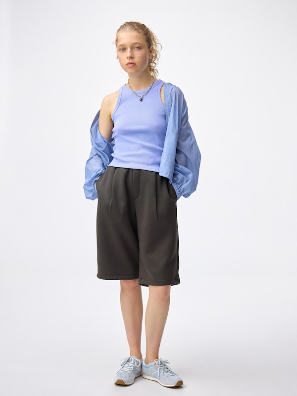 Double Face Sweat Baggy Shorts