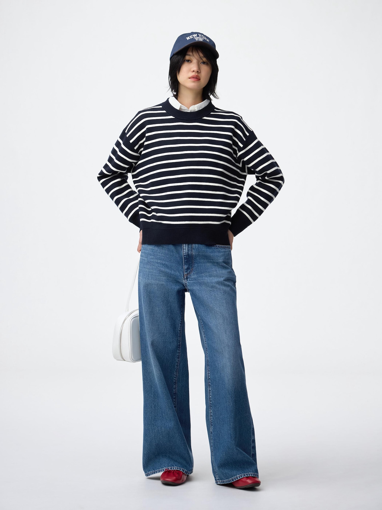 Women's Baggy Flared Jeans | GU US