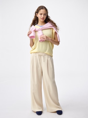 Draped Wide Pants