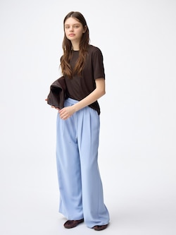 Draped Wide Pants