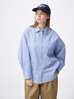 Dolman Sleeve Striped Shirt