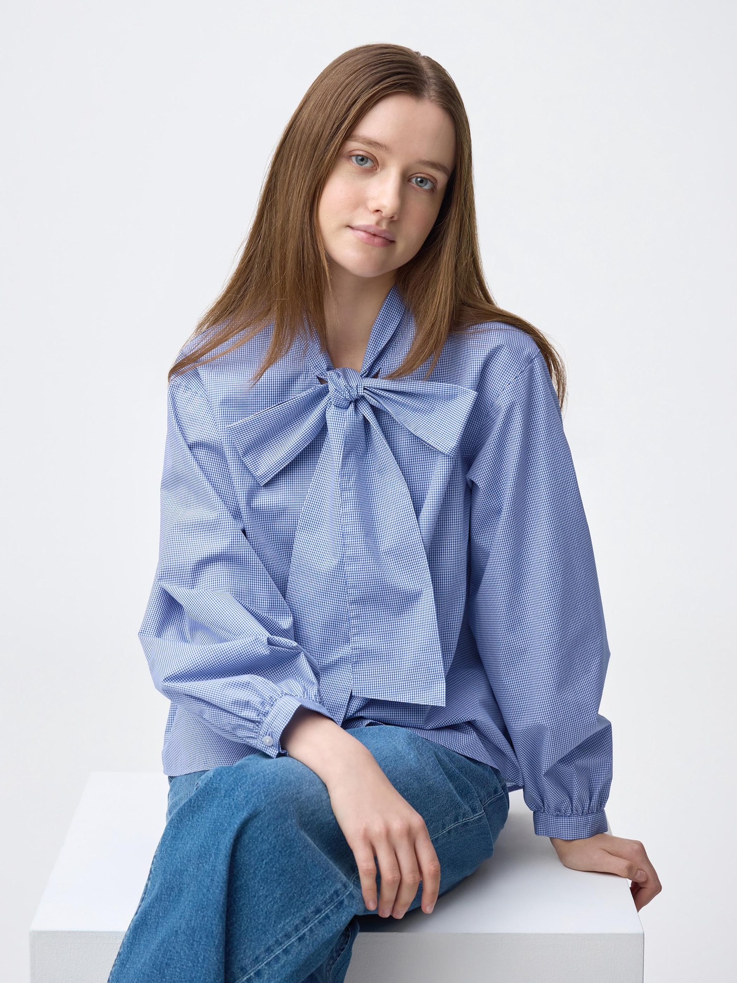 Women's Bow Tie Blouse | GU US