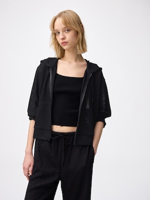 Loop Yarn Full-Zip Hoodie