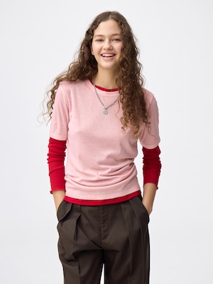 Soft Sheer Crew-Neck T-Shirt