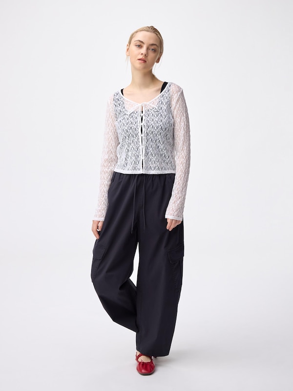 Lace Ribbon Cardigan