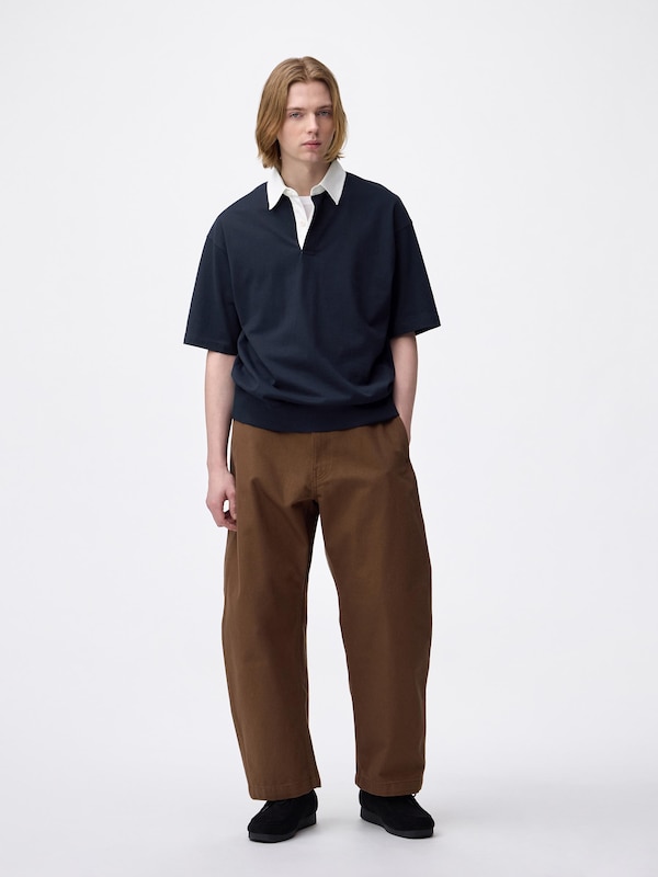 Sweat Look T-Shirt | HalfSlv | Rugger | Bicolor