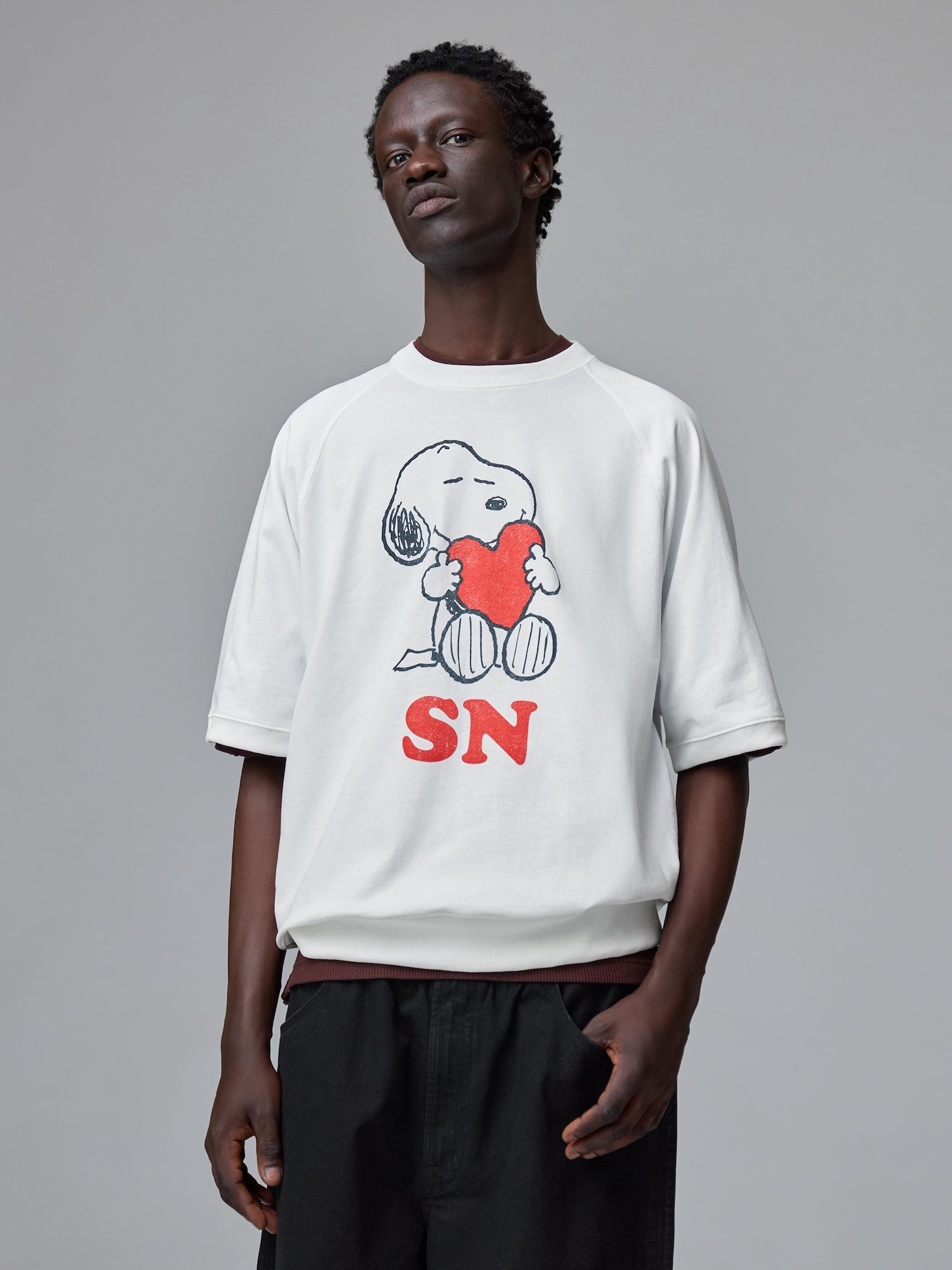 Unisex Sweat Look T-Shirt | HalfSlv | UNDERCOVER | GU US