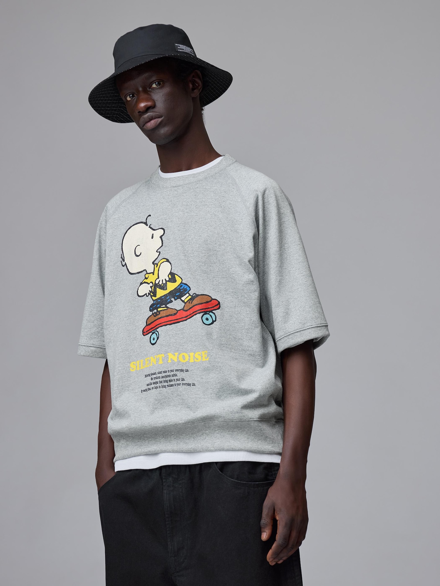 Unisex Sweat Look T-Shirt | HalfSlv | UNDERCOVER | GU US