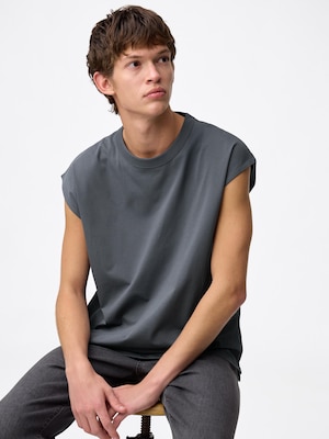 Dry Boxy Sleeveless T-Shirt
