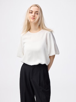 Bubble Sleeve Blouse | HalfSlv