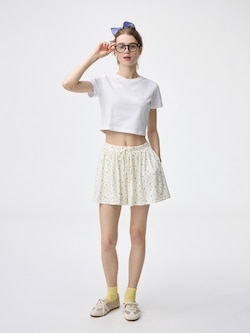 Relaxed Short Pants | Flower
