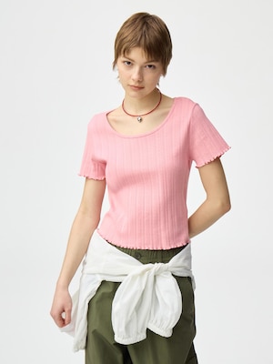 Pointelle T-Shirt