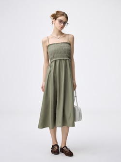 Woven Combination Dress