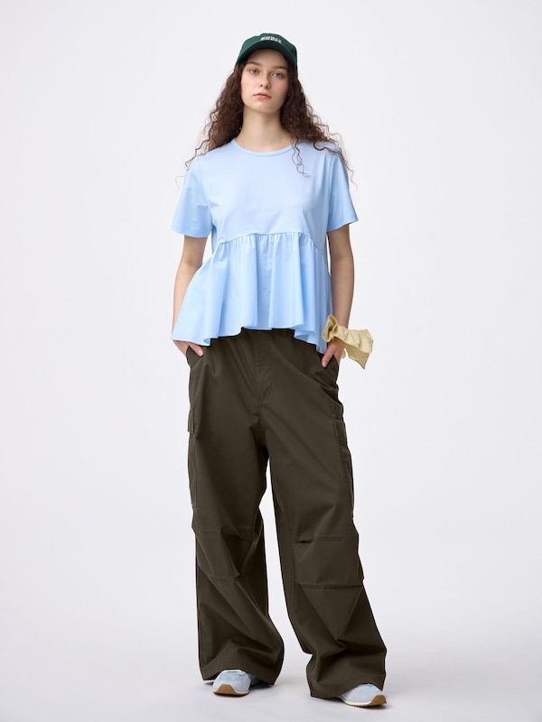 Woven Combination T-Shirt