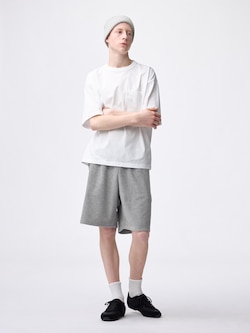 Pile Relaxed Knee Length Shorts
