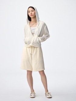 Pile Relaxed Knee Length Shorts