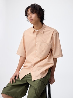 Easy Care Broadcloth Shirt | HalfSlv | Striped