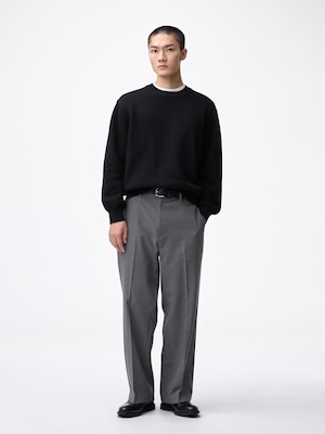 Wide Straight Slacks