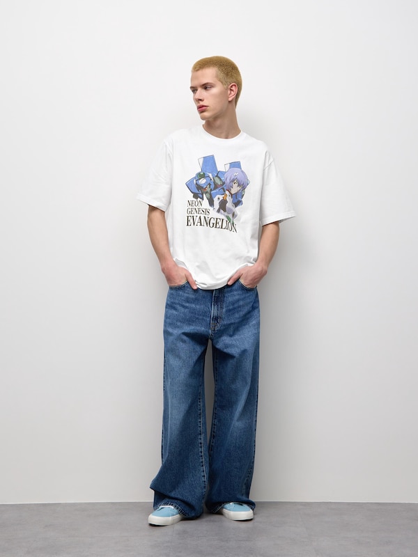 Washed Graphic T-Shirt | EVANGELION