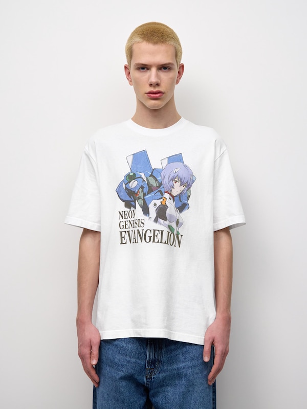 Washed Graphic T-Shirt | EVANGELION
