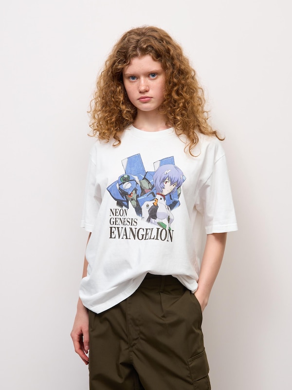 Washed Graphic T-Shirt | EVANGELION