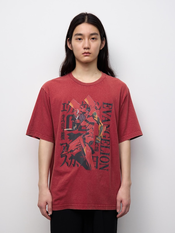 Washed Graphic T-Shirt | EVANGELION