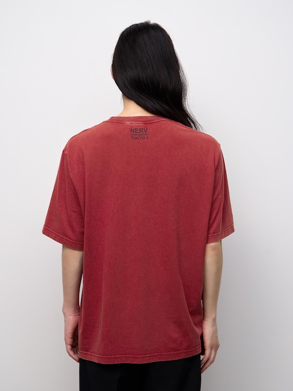 Washed Graphic T-Shirt | EVANGELION
