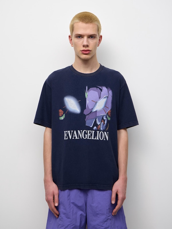 Washed Graphic T-Shirt | EVANGELION