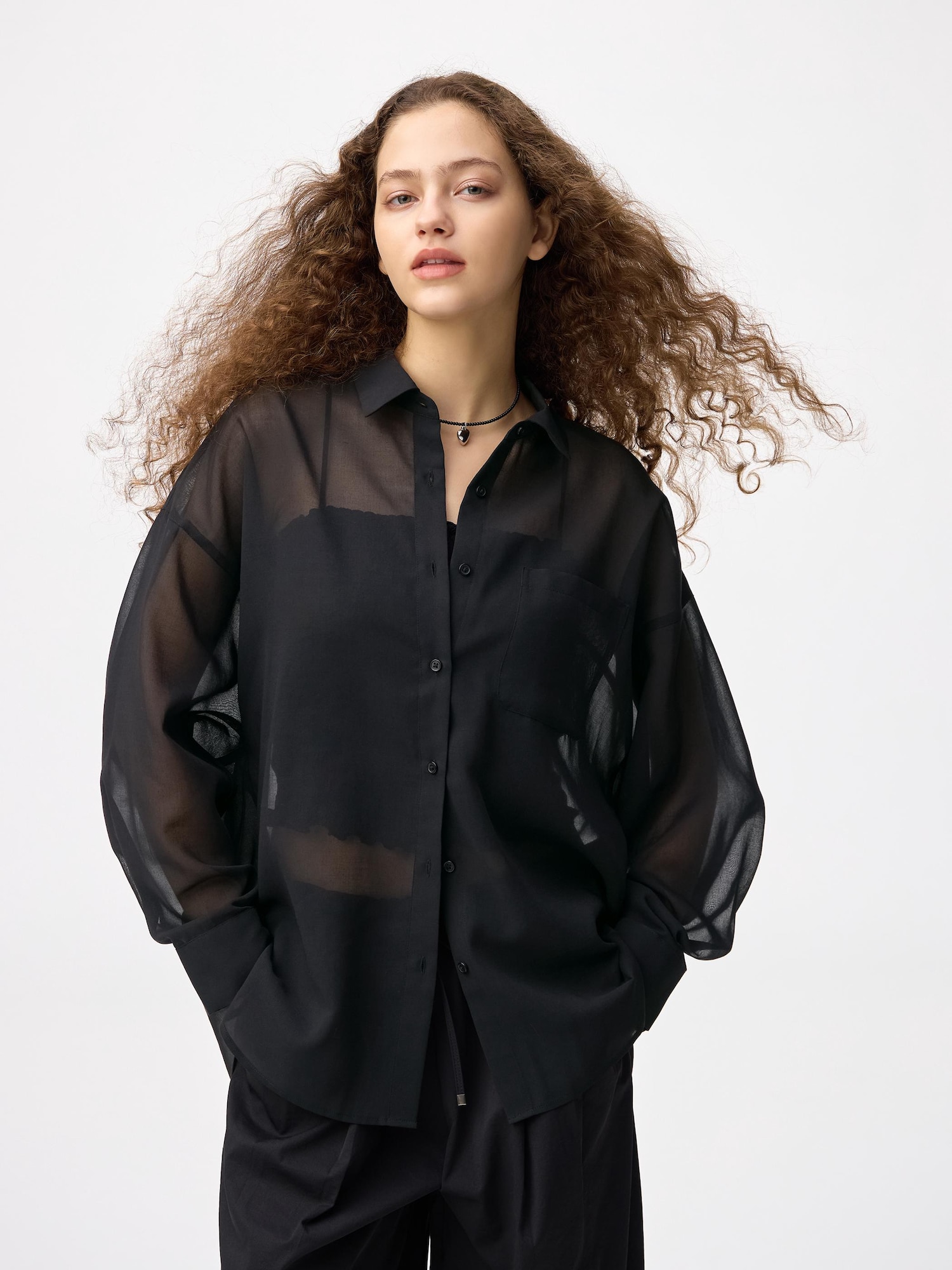 L'Appartement　Dolmansleeve Sheer Blouse L'Appartement DEUXIEME CLASSE - L'appartement Dolmansleeve Sheer