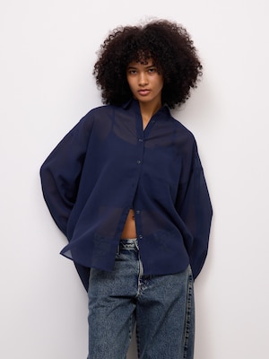 Sheer Dolman Sleeve Shirt