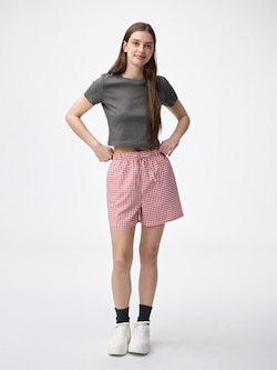 Pajamas Short Pants | Checked