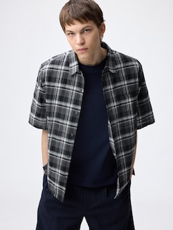 Textured Shirt | HalfSlv | Patterned