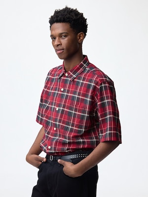 Textured Shirt | HalfSlv | Patterned