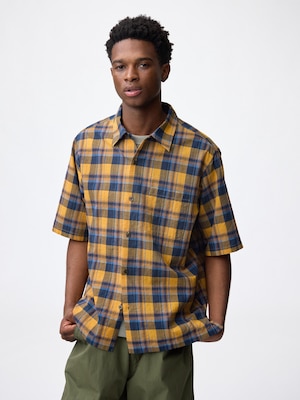 Textured Shirt | HalfSlv | Patterned