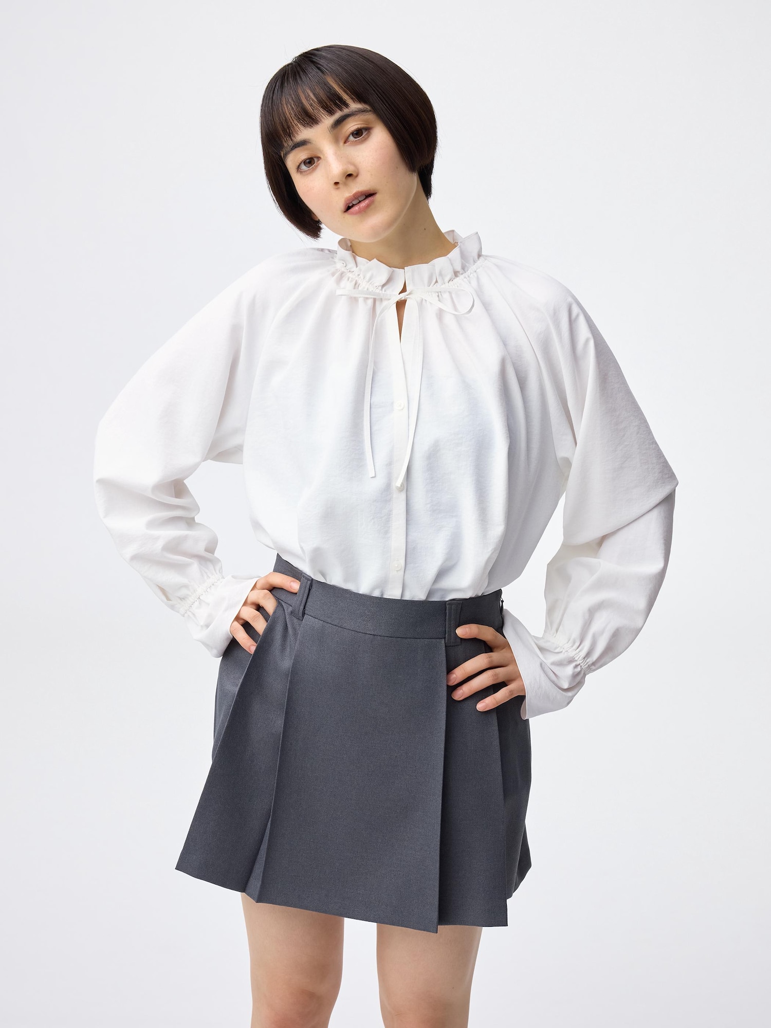 Women's Frilled Neck Tunic | GU US