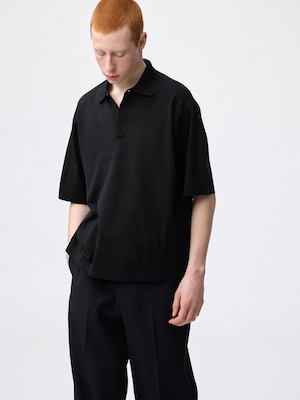Washable Knitted Polo Shirt | Halfslv